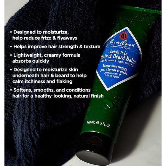 Jack Black Leave It In Hair &amp; Beard Balm 5 Oz by Pasteur Pharmacy