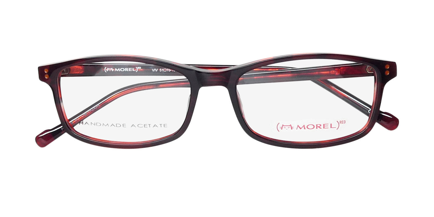 Morel Red Viv 90037c Eyeglasses by ModaFrames