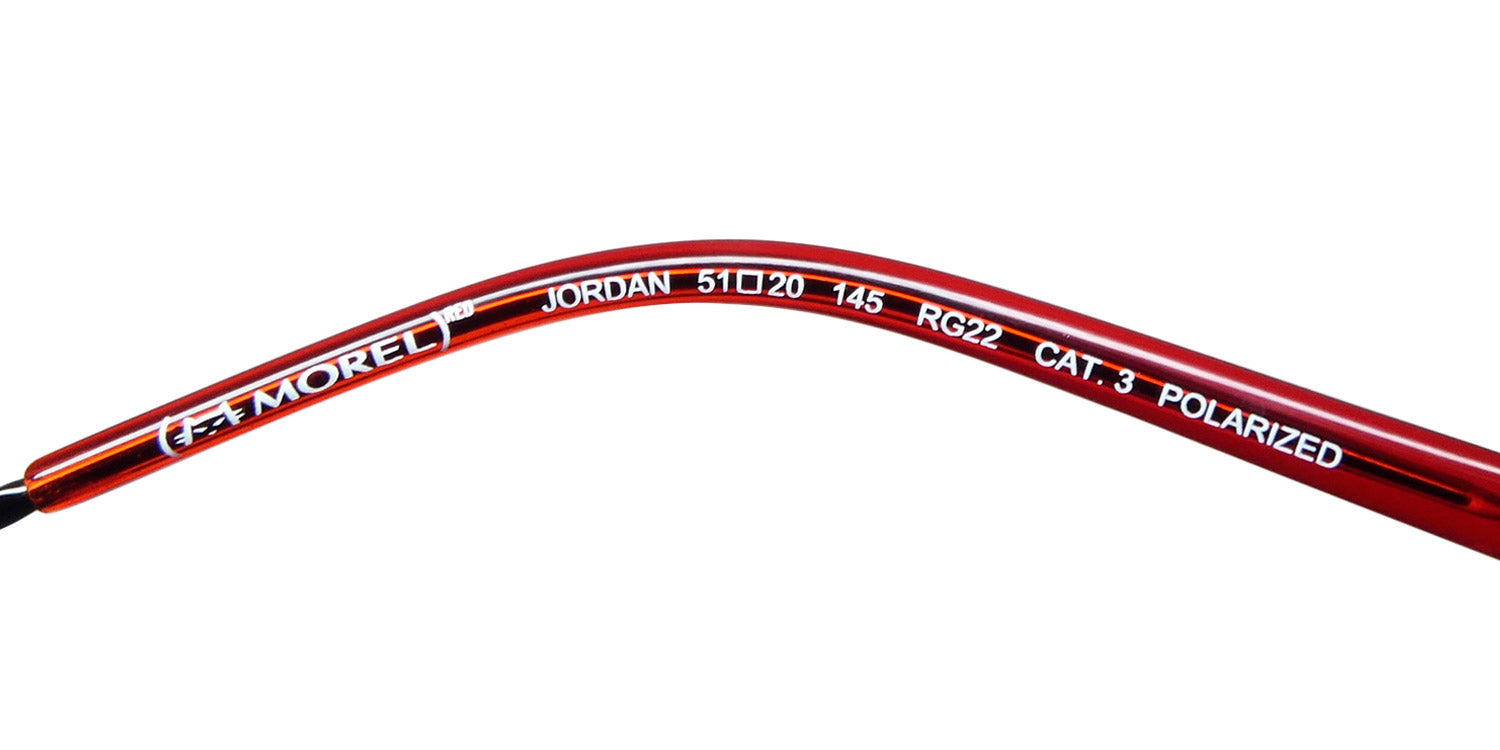 Morel Red Jordan 90022c Sunglasses by ModaFrames