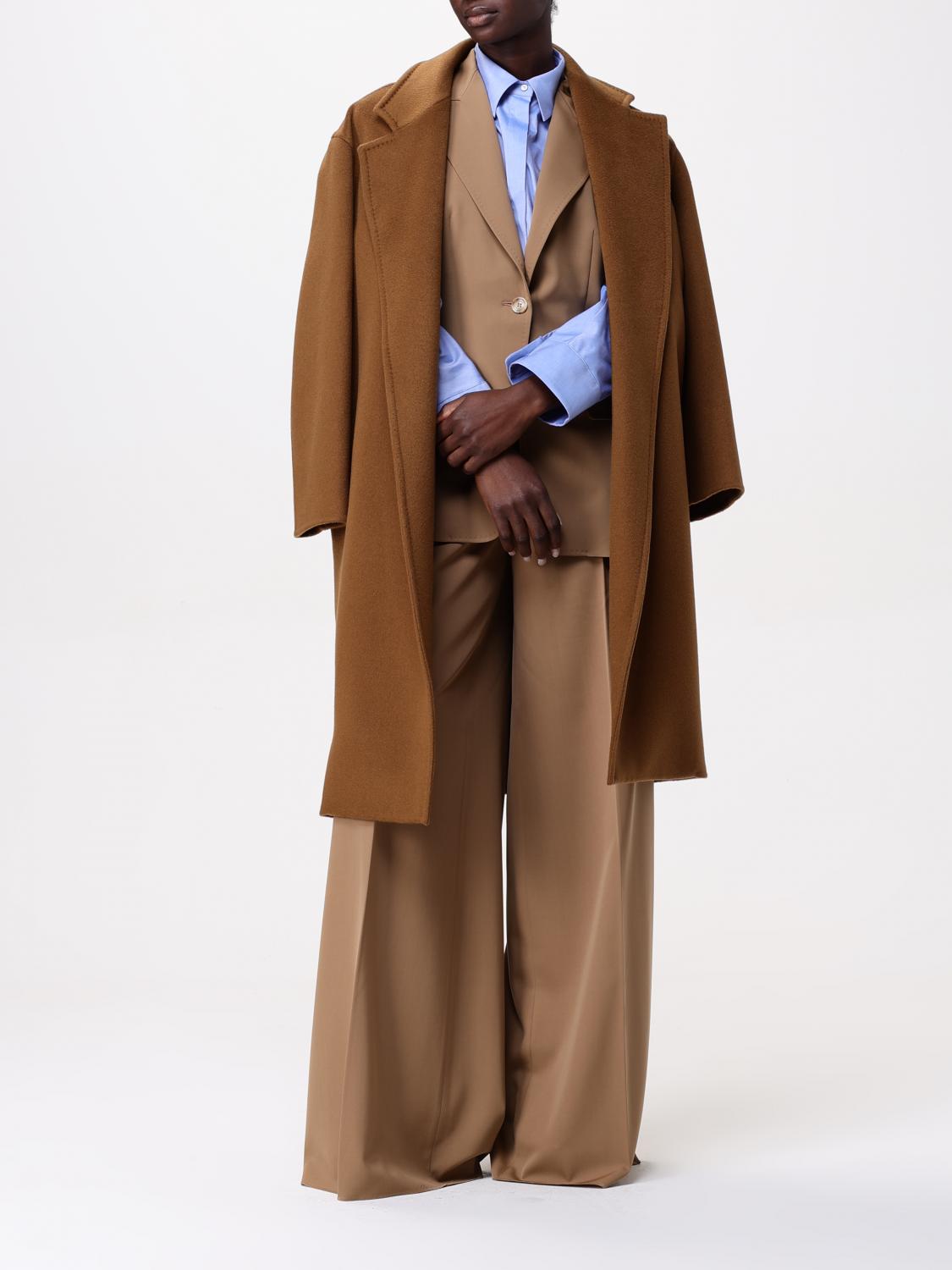 Max Mara Coat Woman Brown by Luosophy