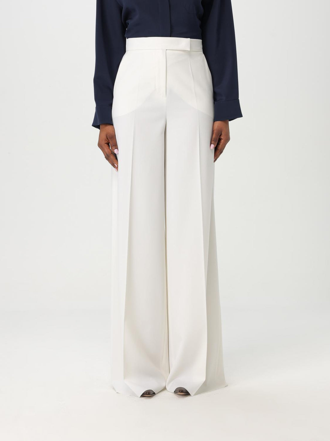 Max Mara Pants Woman White by Luosophy