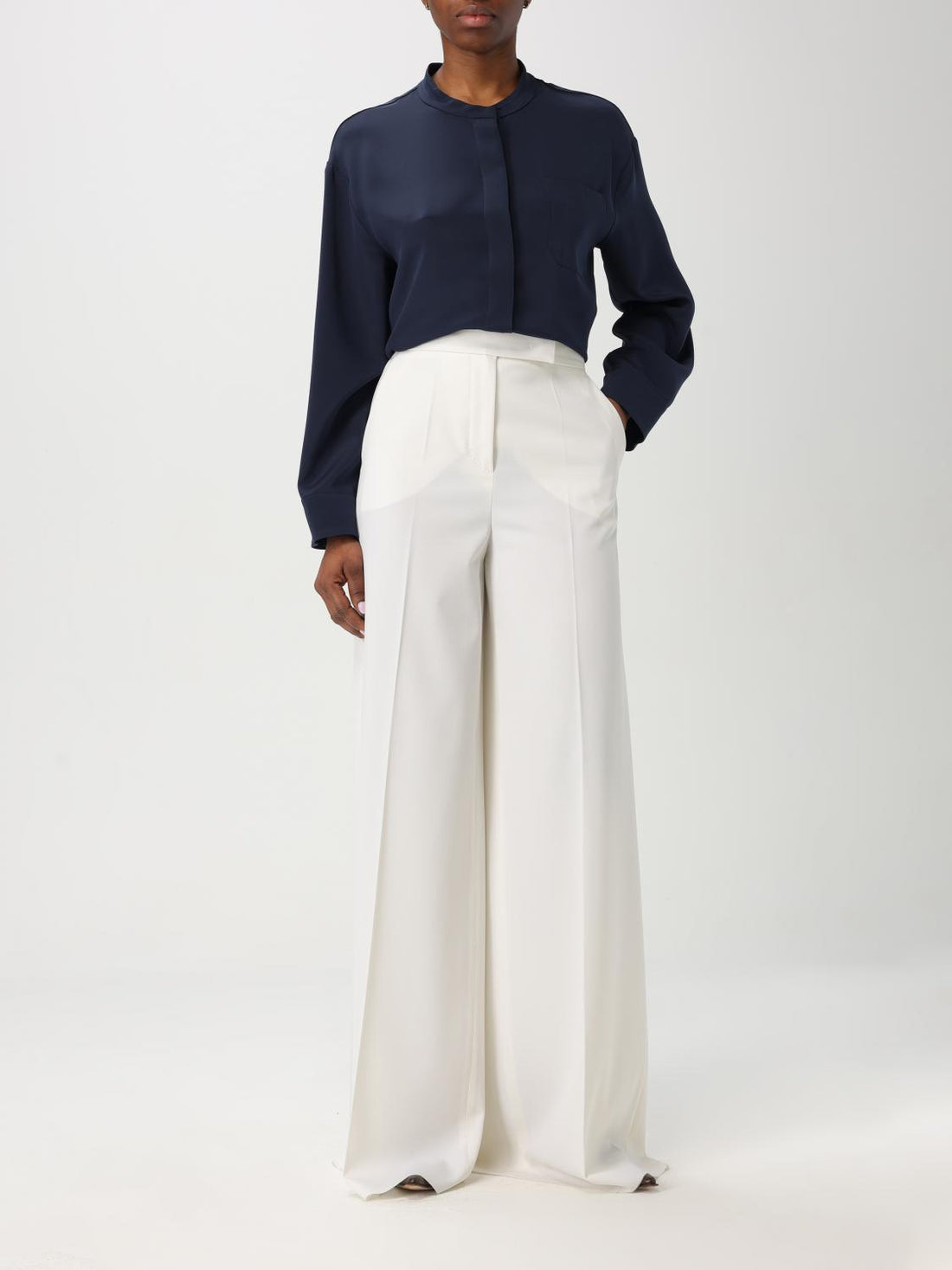 Max Mara Pants Woman White by Luosophy