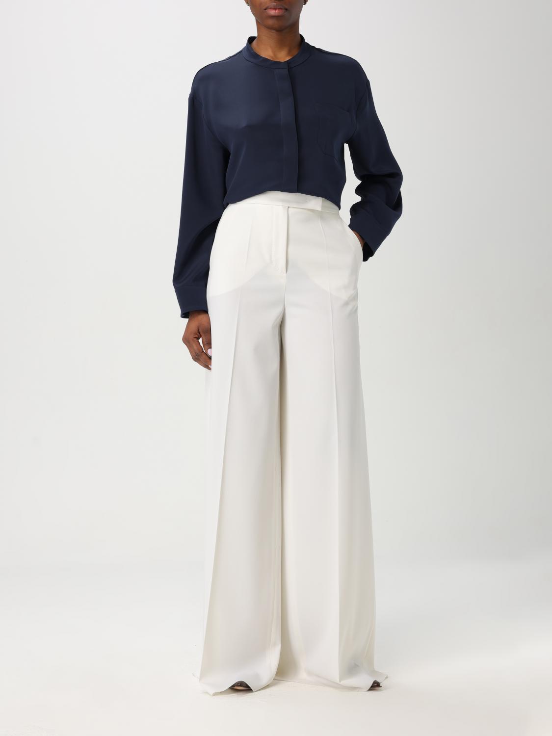 Max Mara Pants Woman White by Luosophy