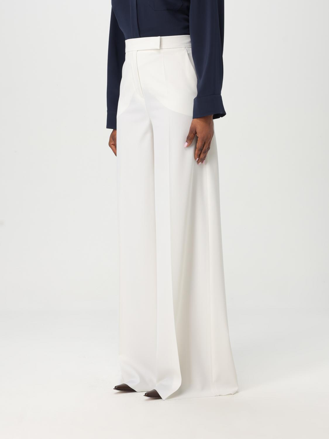 Max Mara Pants Woman White by Luosophy