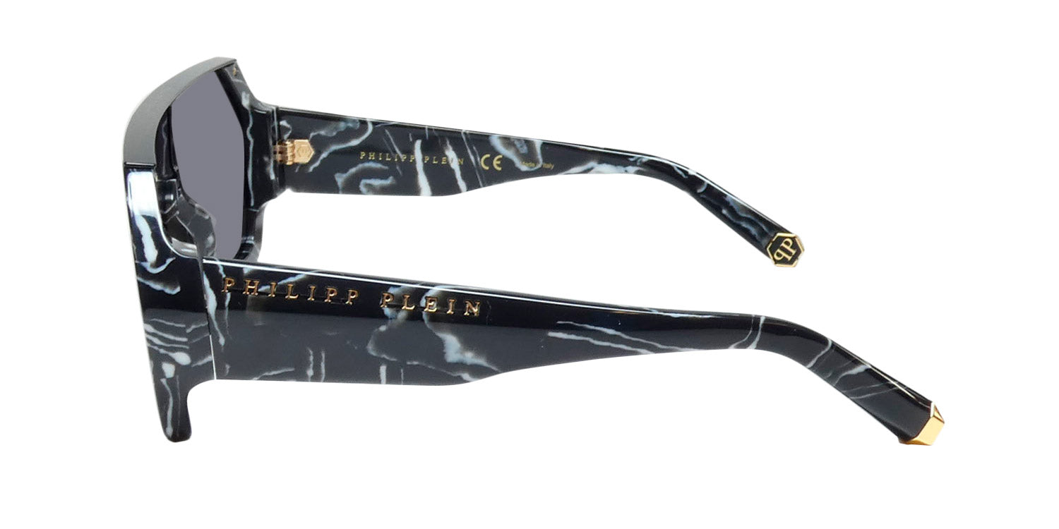 Philipp Plein Spp047 Plein Hexagon Camou Sunglasses by ModaFrames
