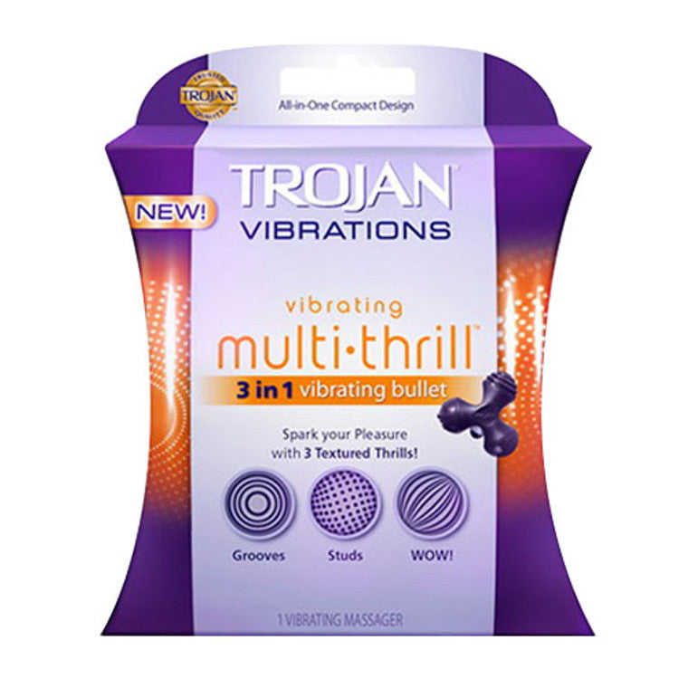 Trojan Vibrations Multi Thrill 3 In 1 Vibrating Bullet by Pasteur Pharmacy