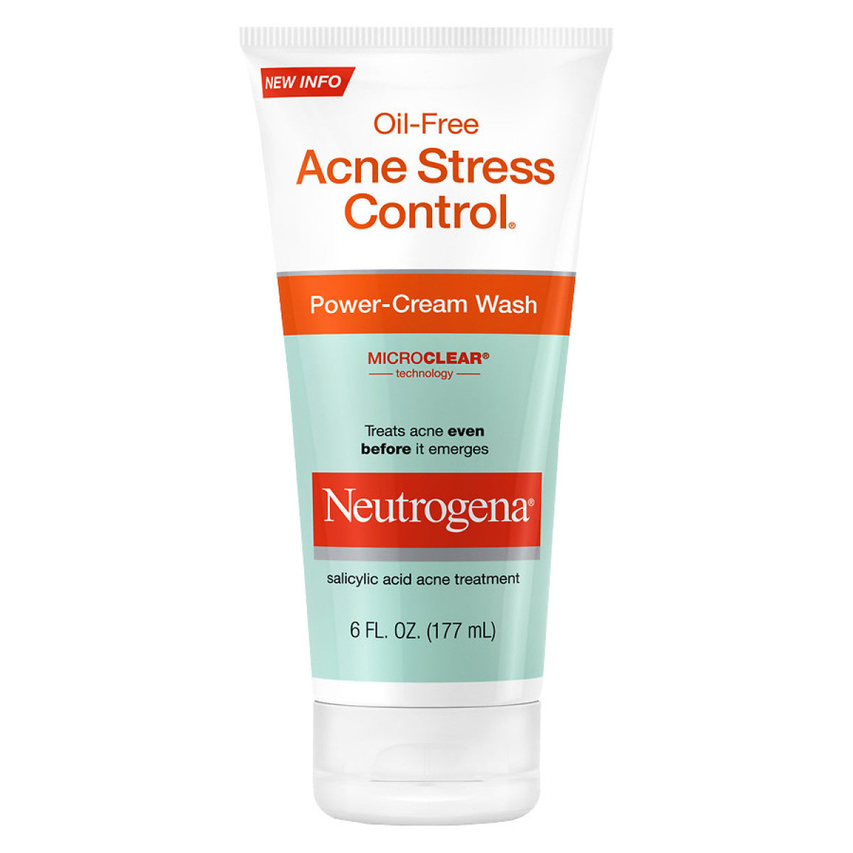 Neutrogena Oil Free Acne Stress Control Power Cream Face Wash 6 Fl. Oz by Pasteur Pharmacy