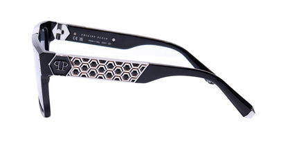 Philipp Plein Spp080 Plein Badge 23kt Gp Sunglasses by ModaFrames
