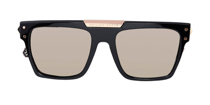 Philipp Plein Spp080 Plein Badge 23kt Gp Sunglasses by ModaFrames