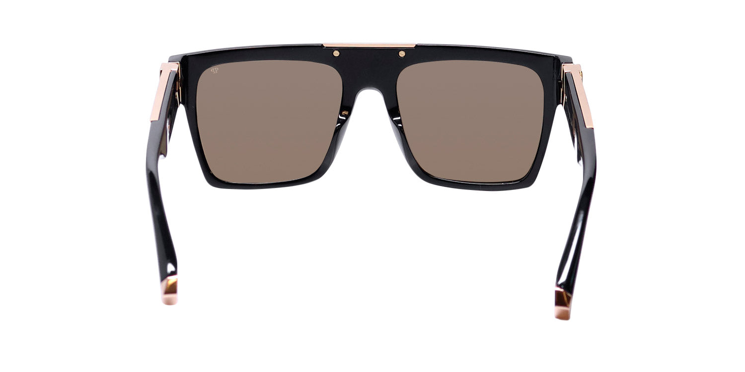 Philipp Plein Spp080 Plein Badge 23kt Gp Sunglasses by ModaFrames
