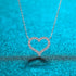 Sparkala™ 925 Sterling Silver Heart Shape Necklace by Sparkala