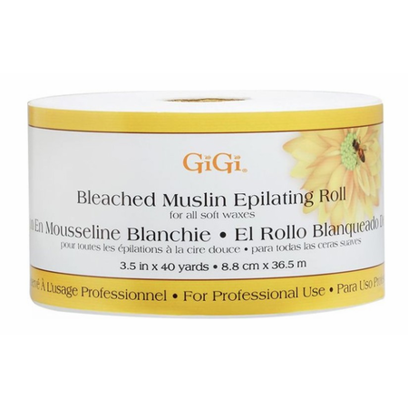 GiGi Bleached Muslin Roll 3.5′ X 40 Yards by Pasteur Pharmacy