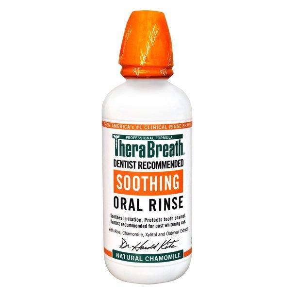 TheraBreath Soothing Alcohol-Free Oral Rinse, Chamomile, 0.47 L by Pasteur Pharmacy