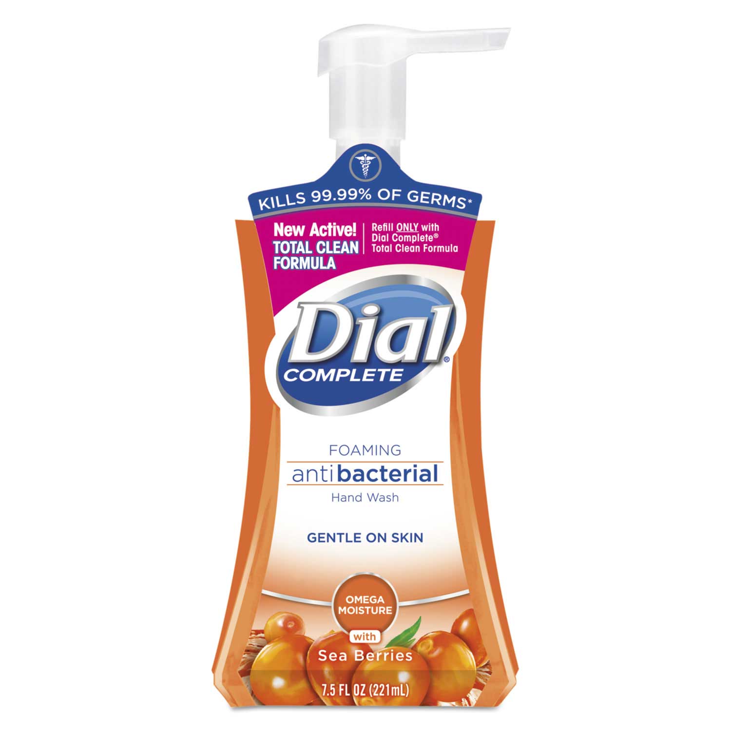 Dial Complete Sea Berries With Omega Moisture Antibacterial Foaming Hand Wash, 7.5 Ounce Pump Bottle by Pasteur Pharmacy