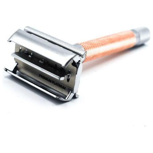 Parker 74R RG Rose Gold &amp; Satin Chrome Heavyweight Butterfly Open Safety Razor by Pasteur Pharmacy