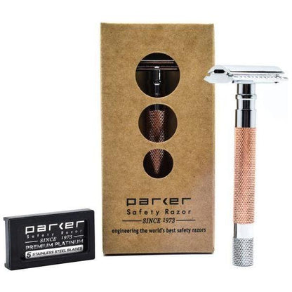 Parker 56R Rose Gold Safety Razor by Pasteur Pharmacy
