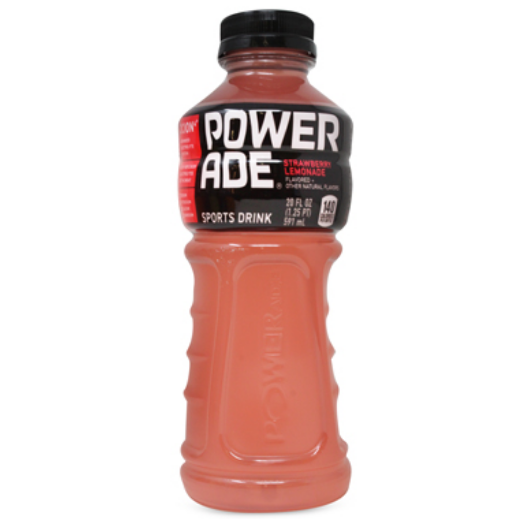 Powerade Strawberry Sports Drink (20oz) by Farmacias Savia
