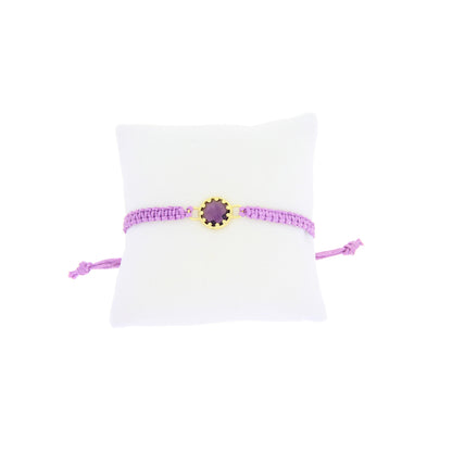 Glass Bracelet Sterling Silver