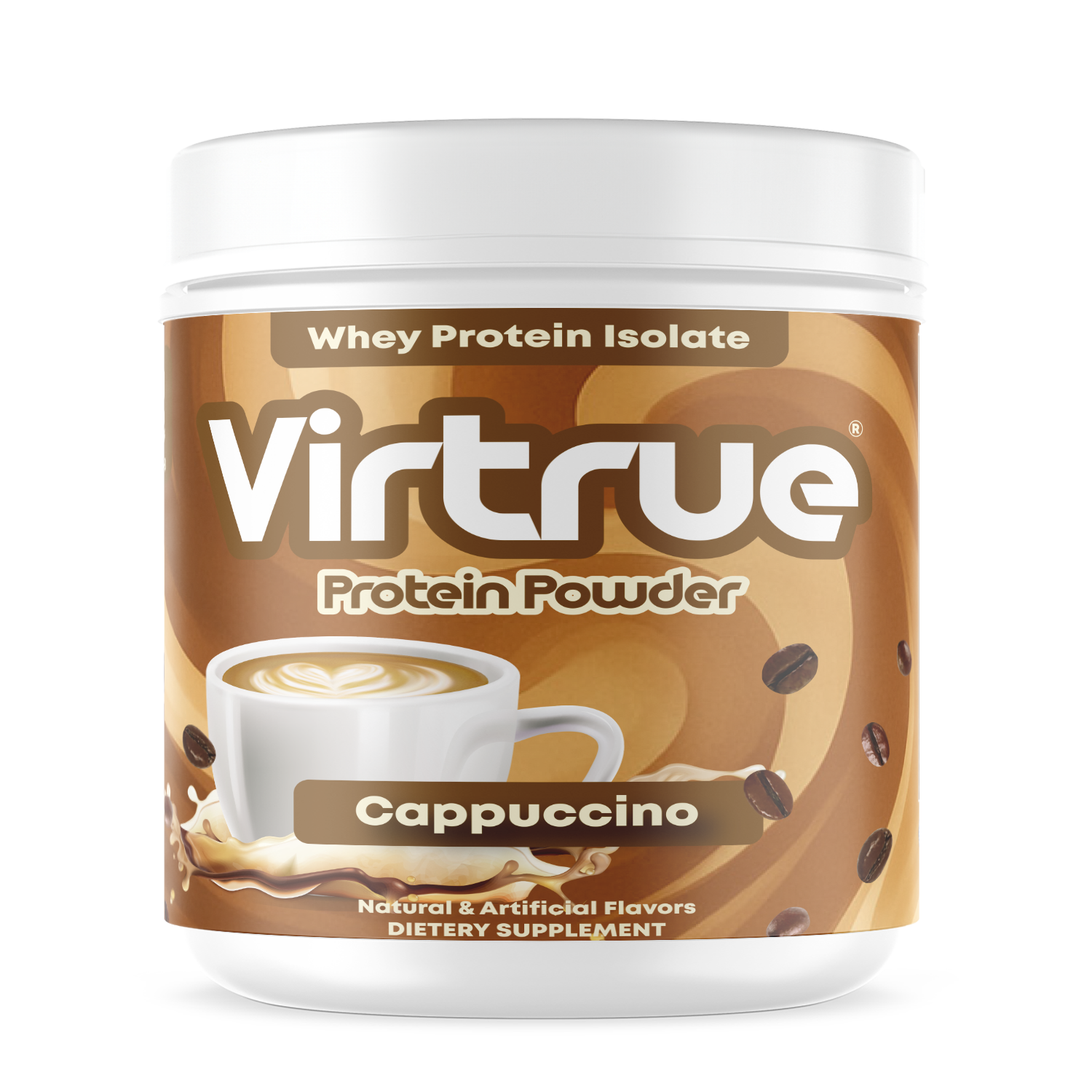 Cappuccino Whey Protein Isolate by Virtrue