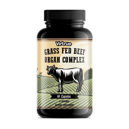 Grass Fed Beef Organ Complex Capsules by Virtrue