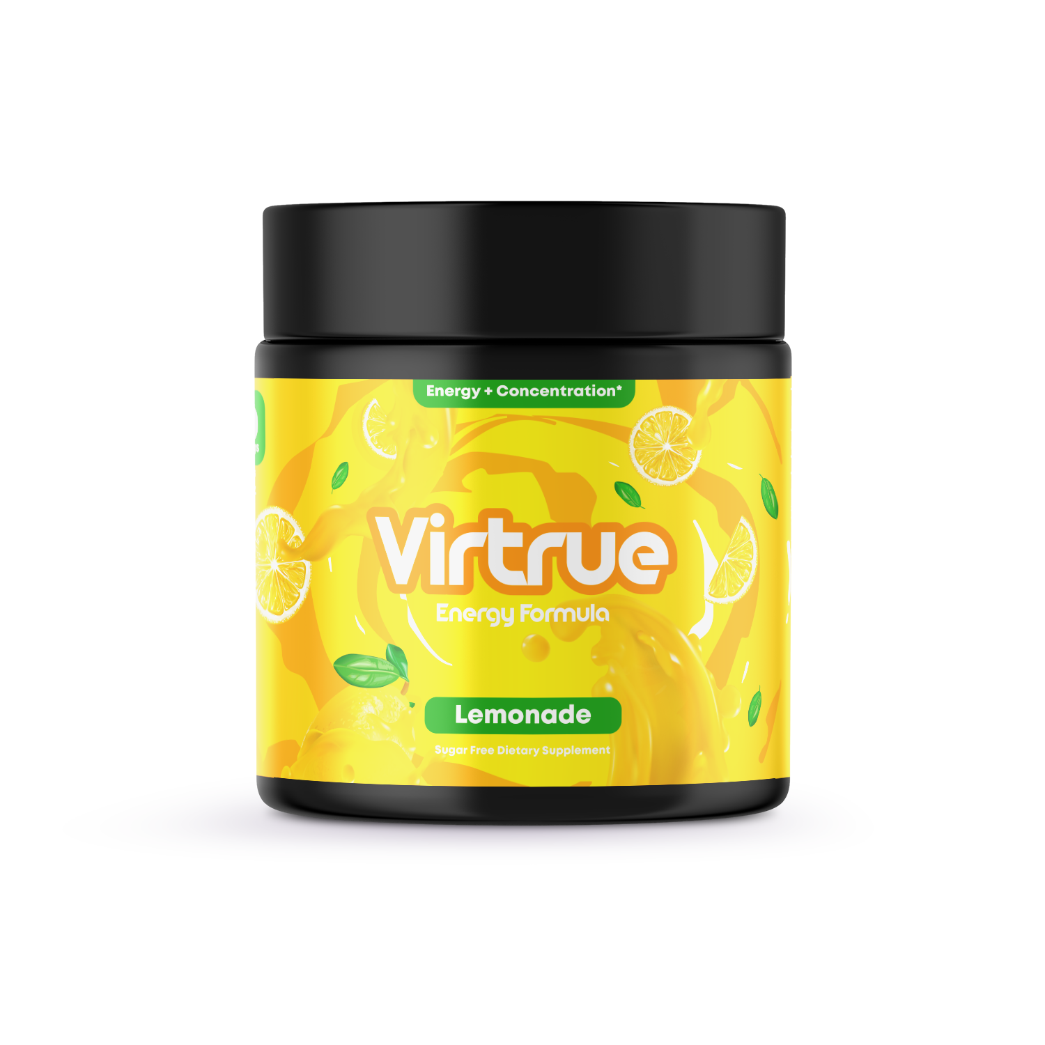 Lemonade Pre-Workout Energy Powder + Focus Boost &amp; Hydration | Sugar Free by Virtrue