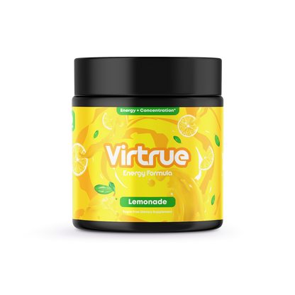Lemonade Pre-Workout Energy Powder + Focus Boost &amp; Hydration | Sugar Free by Virtrue