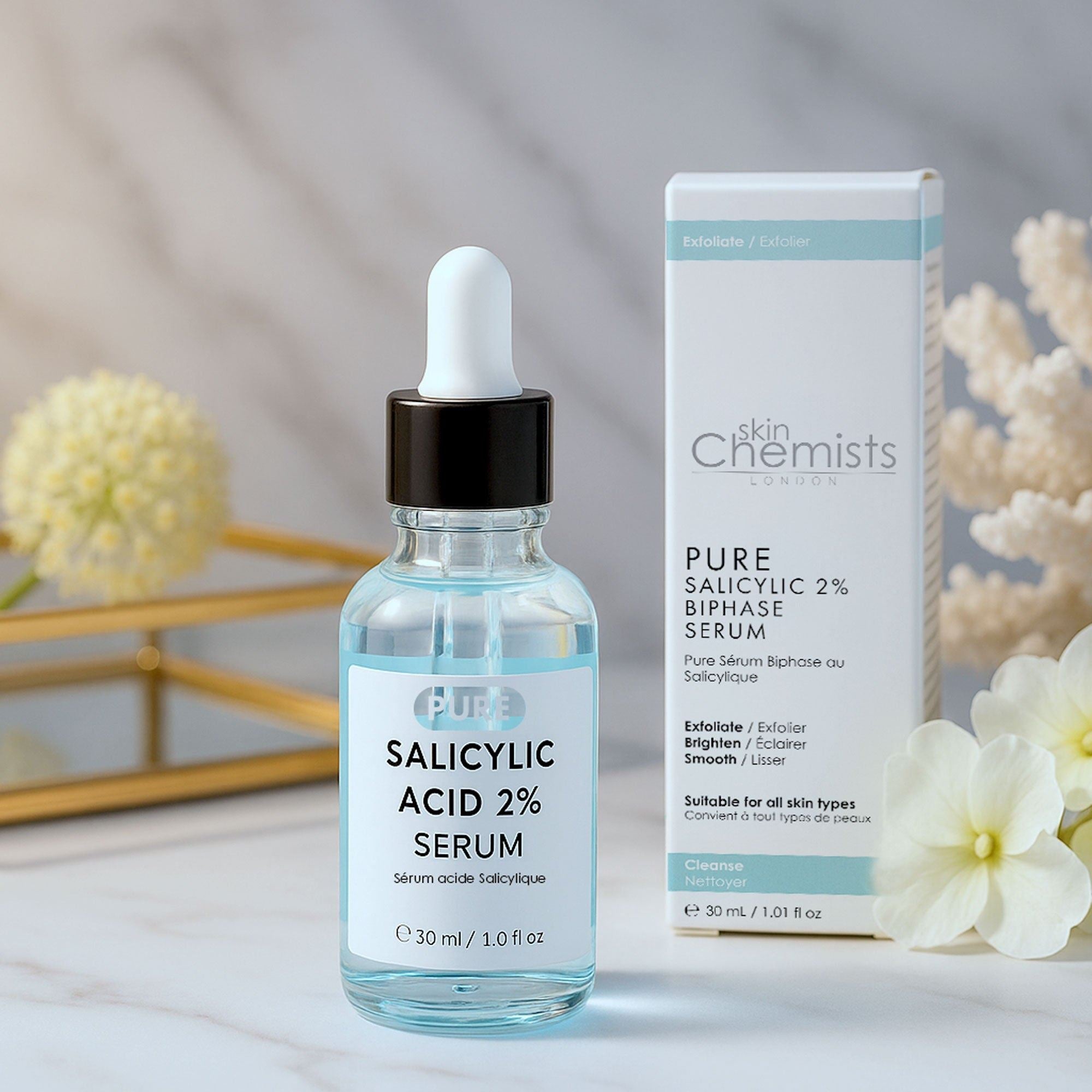 Pure Salicylic 2% Biphase Serum 30ml by skinChemists US