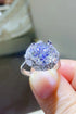 5 Carat Brilliant Round Cut Sparkala™ Platinum Over Pure Sterling Silver Ring by Sparkala