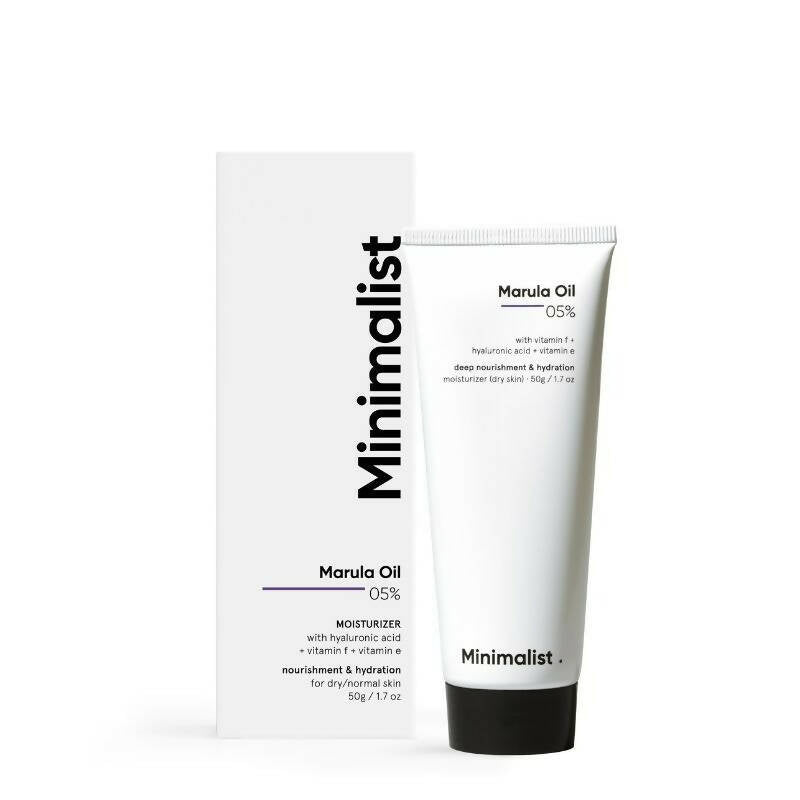 Minimalist 5% Marula Oil Moisturizer With Hyaluronic Acid &amp; Vitamin F &amp; E by Dista