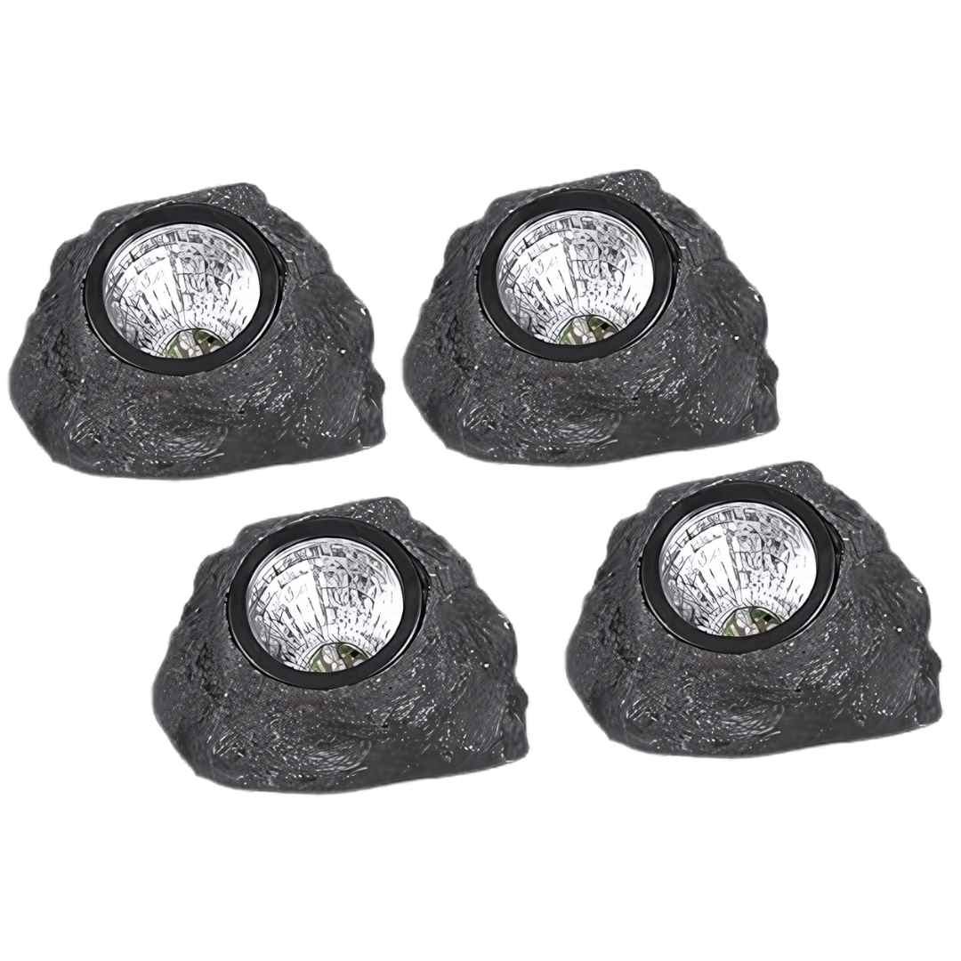 4-Pack Solar Rock Lights Model AA2023-1-989 by Farmacias Savia