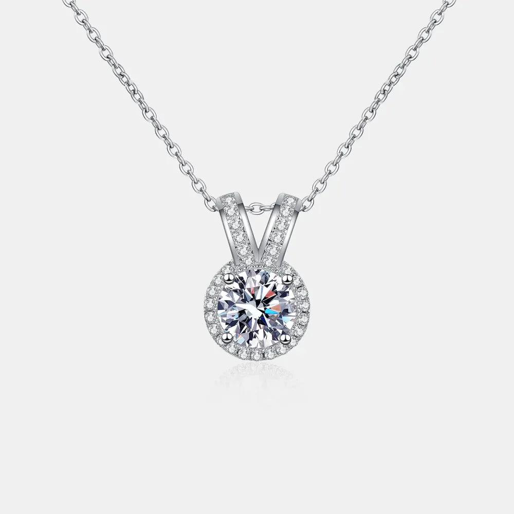 1 Carat Sparkala™ Rabbit Ears Shape Pendant Necklace by Sparkala