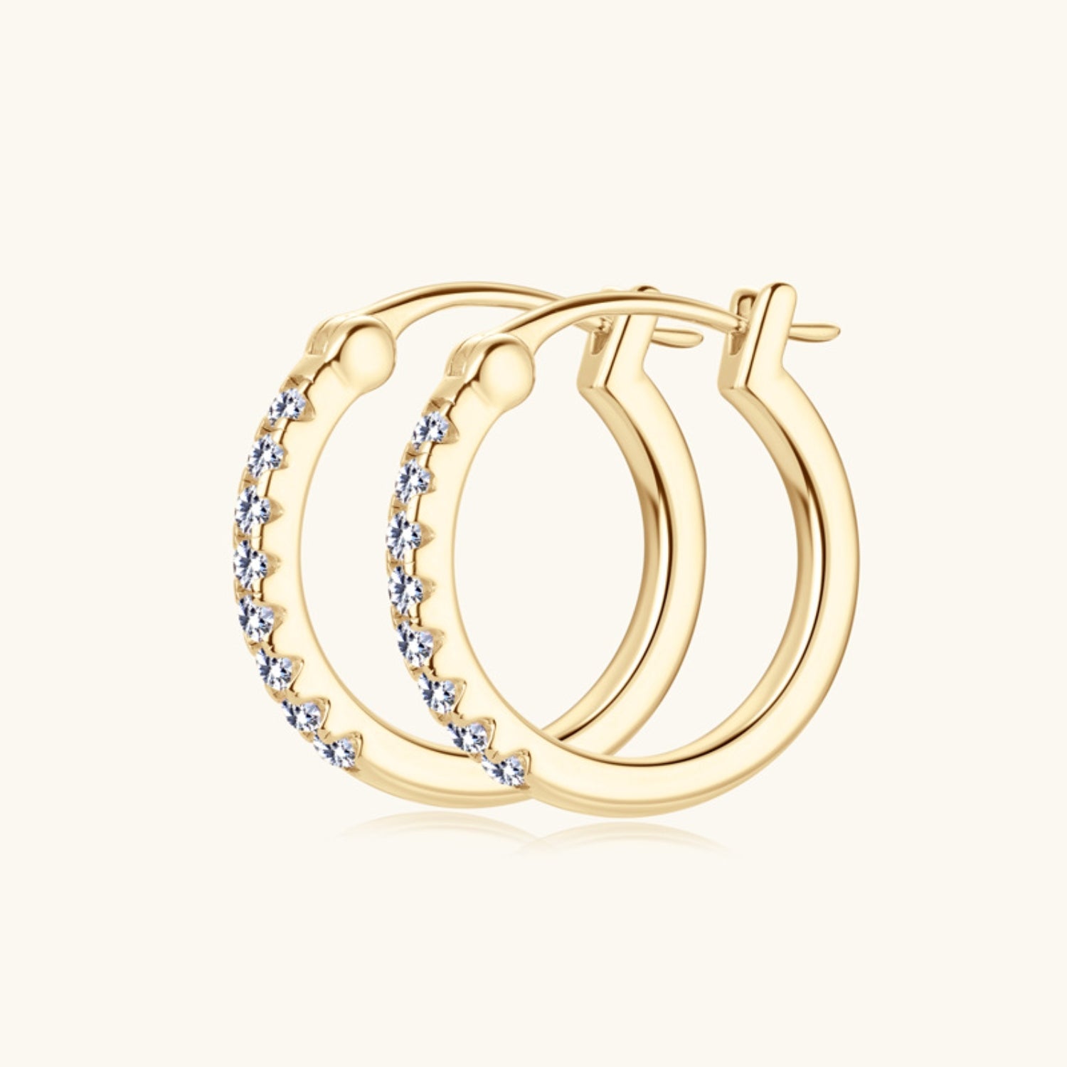 Pure Sterling Silver Sparkala™ Huggie Earrings by Sparkala