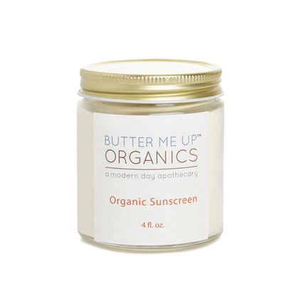 Natural Organic Sunscreen / Safe Sunscreen / Non-Nano Zinc Oxide Sunscreen / Sun Protection / Butter Me Up Organics by Butter Me Up Organics