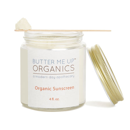 Natural Organic Sunscreen / Safe Sunscreen / Non-Nano Zinc Oxide Sunscreen / Sun Protection / Butter Me Up Organics by Butter Me Up Organics