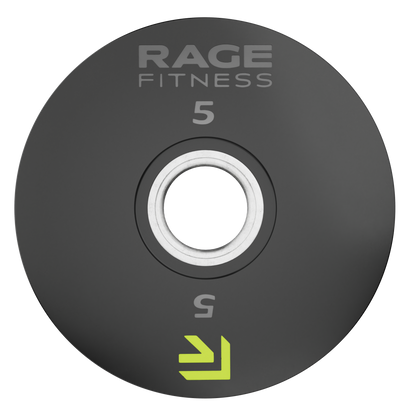 Rubber Coated Plates by Rage Fitness