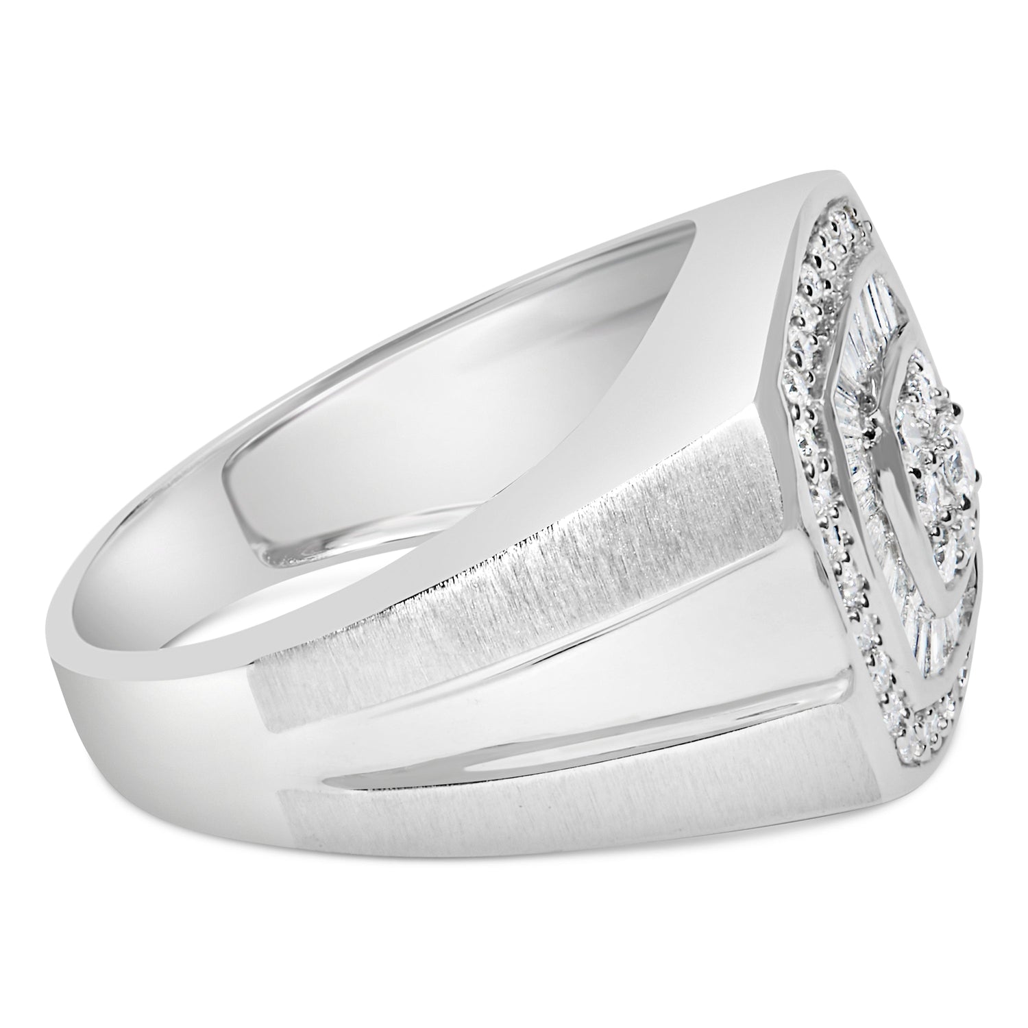 14K White Gold Men&