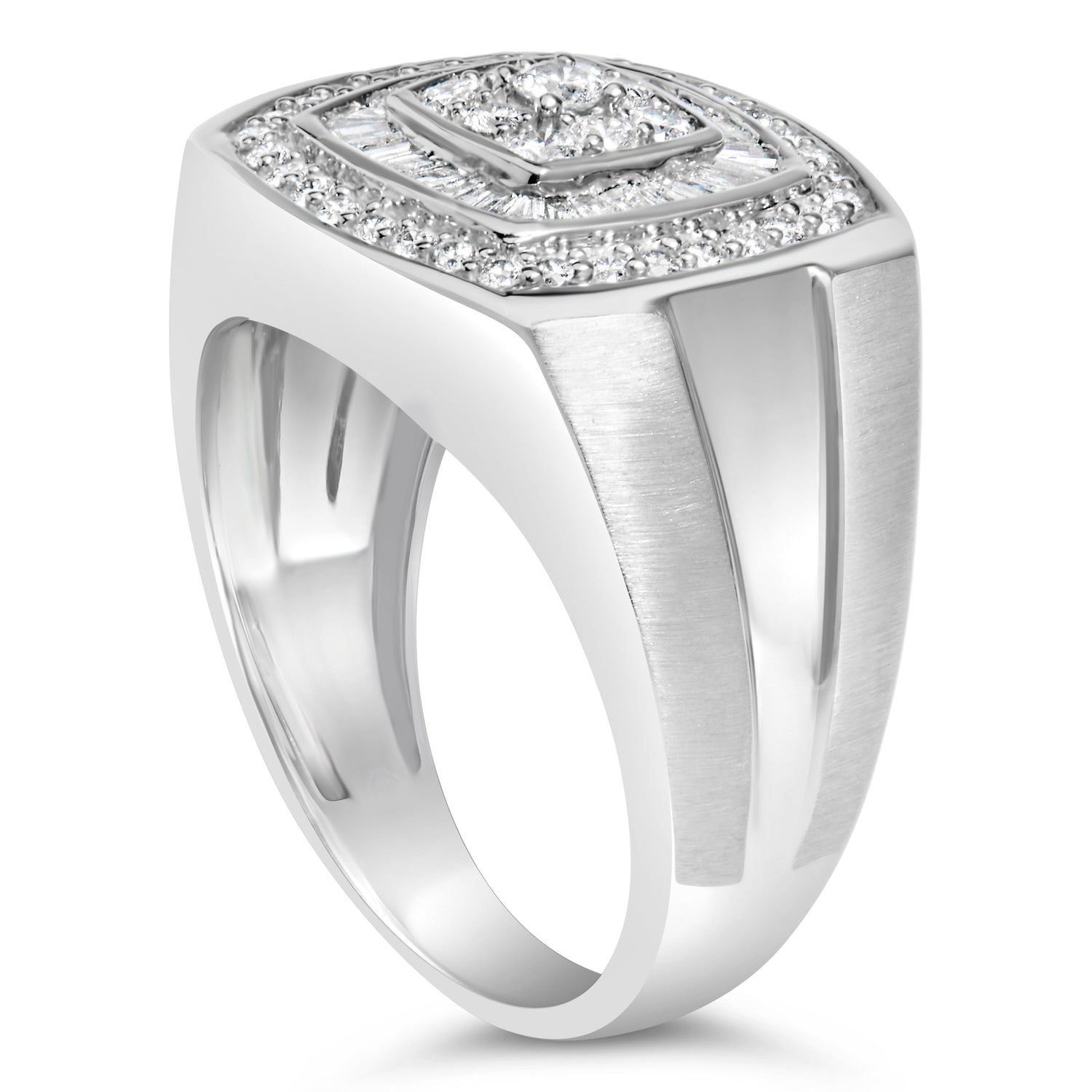 14K White Gold Men&