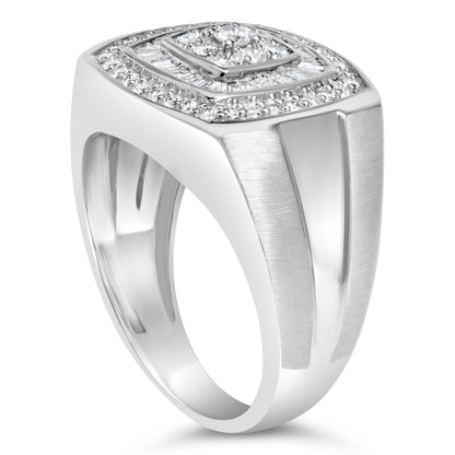 14K White Gold Men&