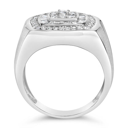 14K White Gold Men&