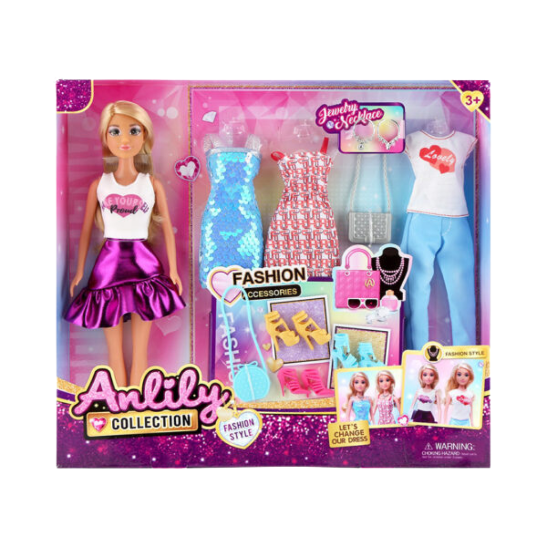 Anlily Fashion Style Doll with Accessories (3Y+) by Farmacias Savia