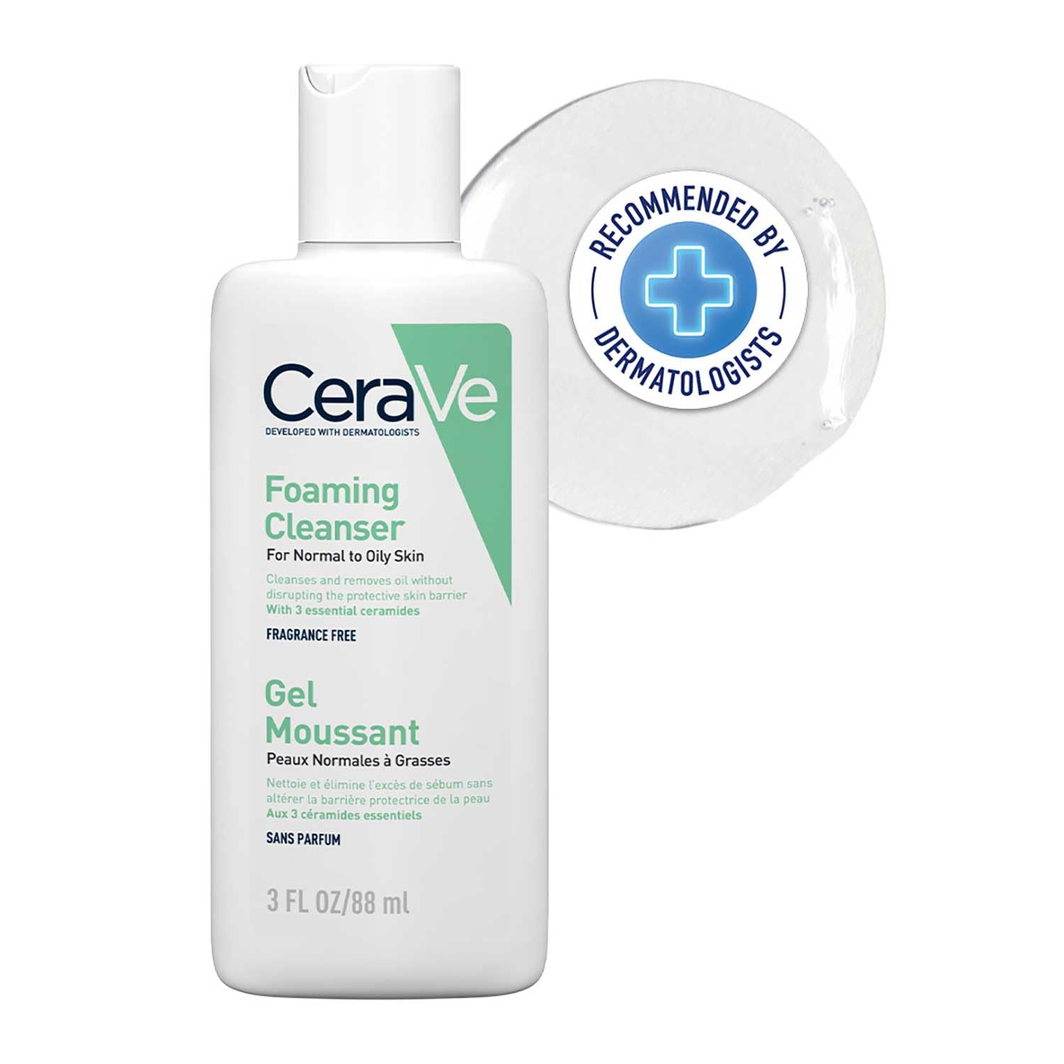 Cerave Foaming Daily Gel Cleanser for Normal to Oily Skin by Dista