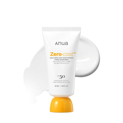 ANUA Zero-Cast Moisturizing Finish Sunscreen SPF50+ PA++++ by AsiaBeautyMall