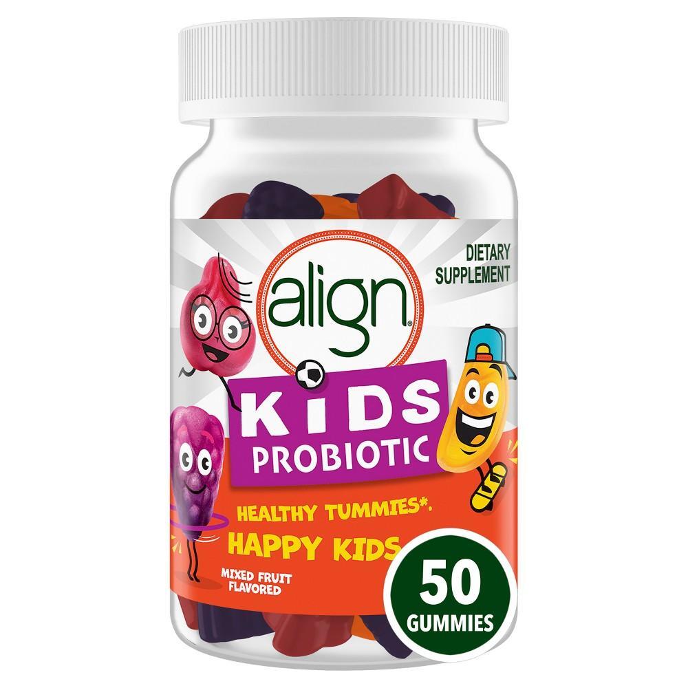 Align Kids Probiotic Gummies, Digestive Health Support, Mixed Fruit Flavor, 50 Count by Pasteur Pharmacy