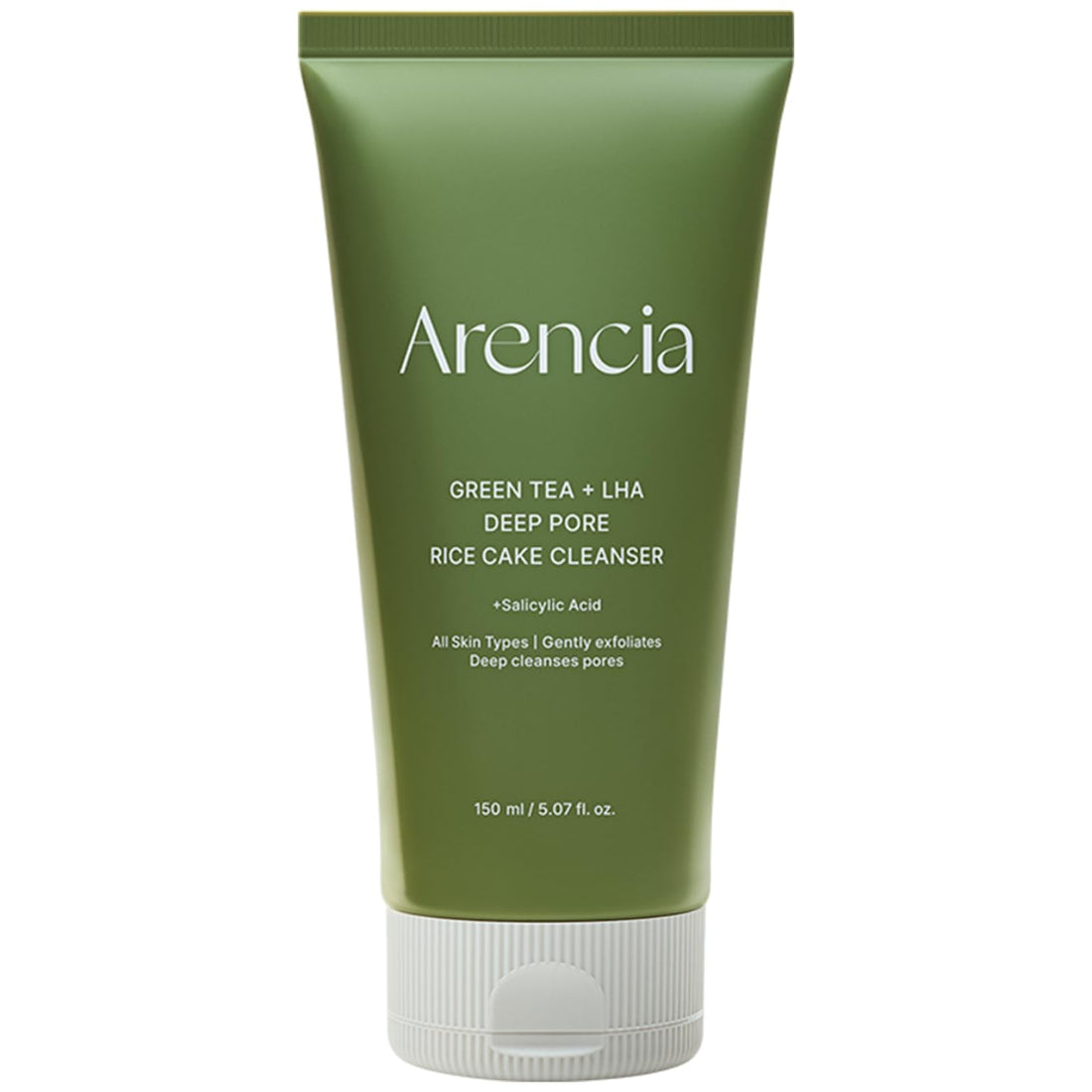 Arencia Green Tea + LHA Deep Pore Rice Cake Cleanser by AsiaBeautyMall