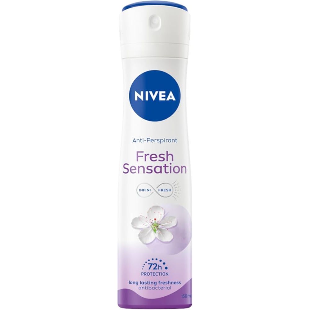 NIVEA Fresh Sensation Anti-Perspirant Spray 72h Infini Fresh Protection 150ml by Pasteur Pharmacy