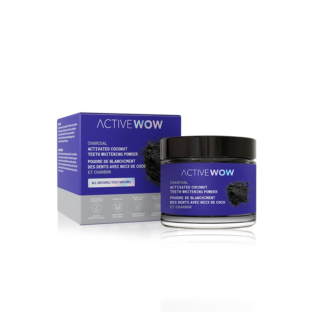 Activated Charcoal Teeth Whitening Powder by Active Wow