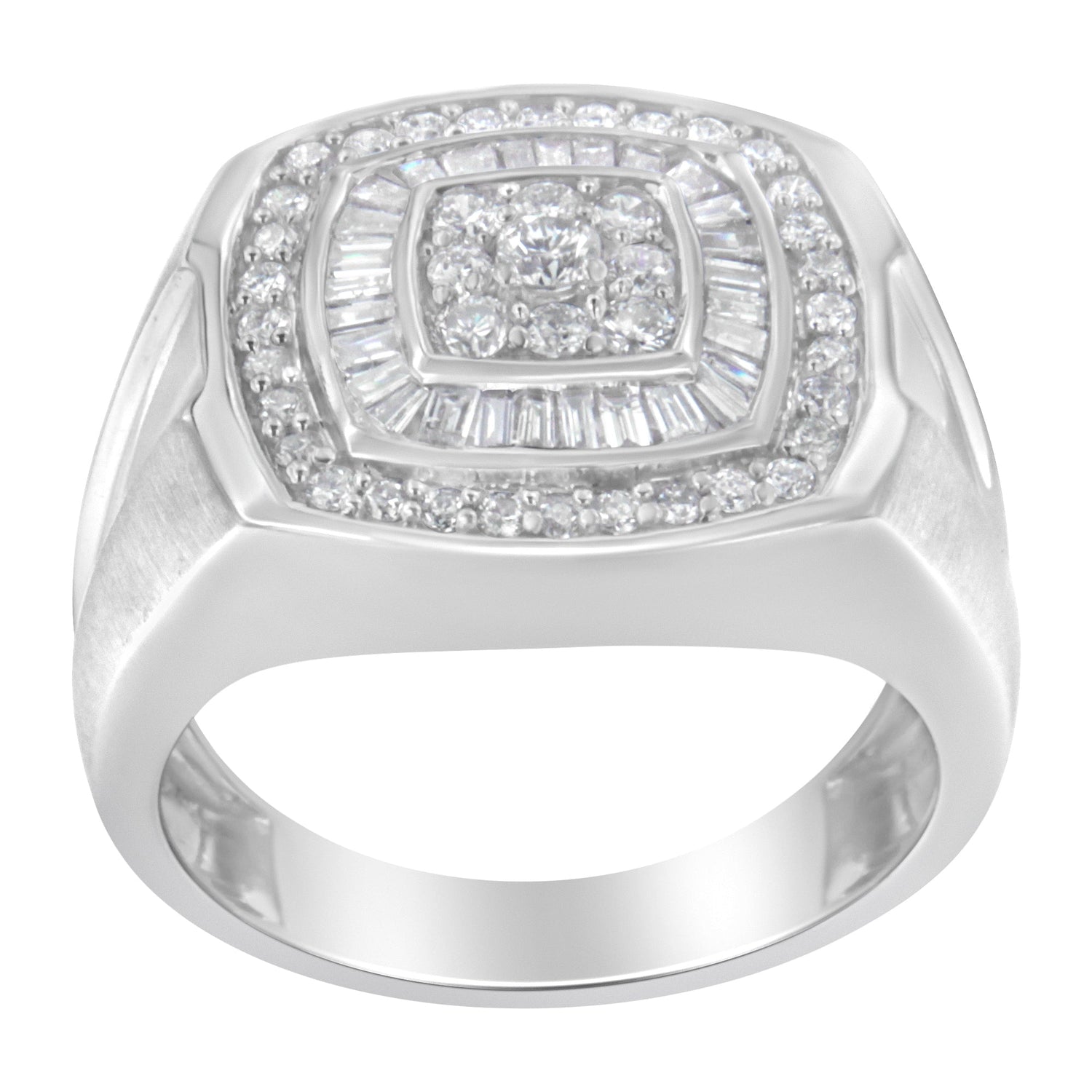 14K White Gold Men&