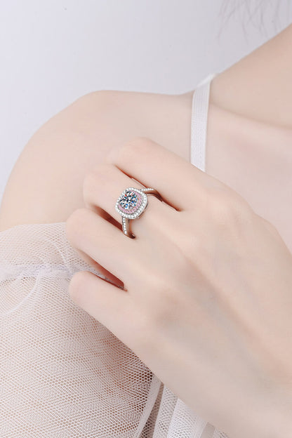 Need You Now Pink Sparkala™ Ring (Rhodium Over Pure Sterling Silver) by Sparkala