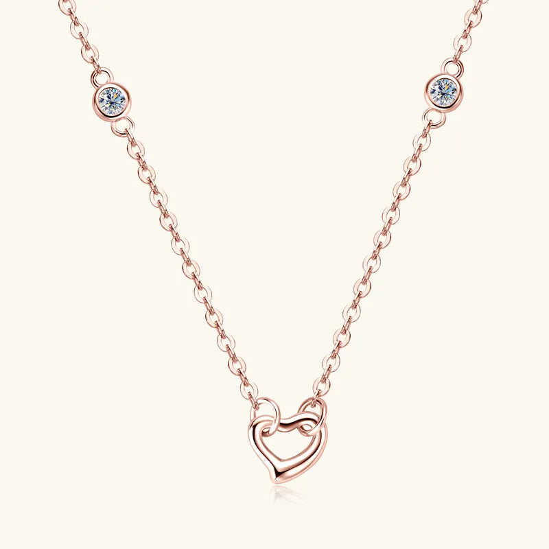 Sparkala™ 925 Sterling Silver Heart Necklace by Sparkala