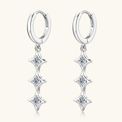 Sparkala™ Pure Sterling Silver Geometric Shape Earrings by Sparkala